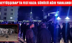 Beytüşşebap’ta kamyonet şarampole yuvarlandı: 1 ağır yaralı