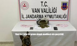 Van’da 1 kilo 64 gram skunk maddesi ele geçirildi