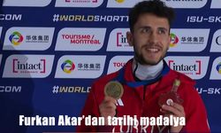 Furkan Akar’dan tarihi madalya