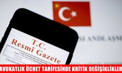 Resmî Gazete'de yayımlandı: Avukatlık asgari ücret tarifesinde değişiklik