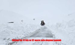 Hakkari’de Kar Engeli: 13 Köy ve 32 Mezra Yolu Kapandı