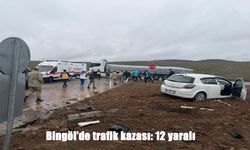 Bingöl’de feci kaza: 12 yaralı