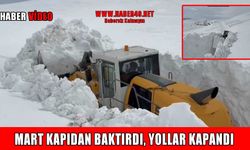 Muş’ta mart sürprizi: 39 köy yolu ulaşıma kapandı