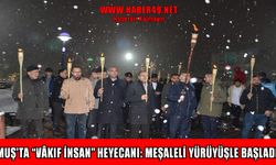 Muş’ta Genç TDV’den "Vâkıf İnsan" yarışması: Meşaleli yürüyüşle başladı