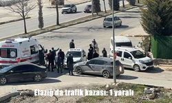 Elazığ’da trafik kazası: 1 yaralı
