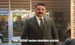 Özer, (AESOB) başkan adaylığını açıkladı