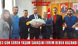 Muş'ta 1100 gram doğan Evrim bebek hayata tutundu