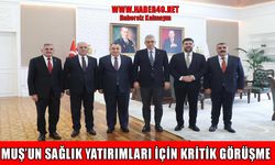 AK Parti Muş heyetinden Sağlık Bakanı Memişoğlu'na ziyaret