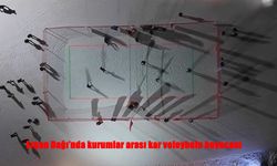 Ergan Dağı’nda Kar Üzerinde Voleybol Heyecanı