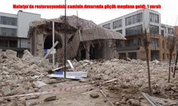 Malatya’da Restorasyondaki Caminin Duvarı Çöktü: 1 Yaralı