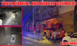 Muş’ta yangın paniği: Bir daire kül oldu