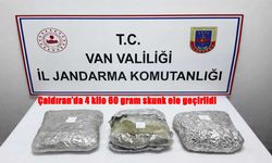 Çaldıran’da uyuşturucu operasyonu: 4 kilo 60 gram skunk ele geçirildi