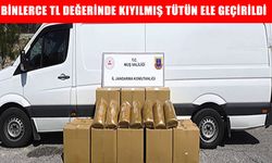 Muş’ta 390 bin TL değerinde bandrolsüz tütün ele geçirildi