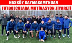 Kaymakam Güney’den Hasköy Gençlerbirliği Spor Kulübü’ne moral ziyareti