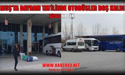 Muş Otogarı'nda bayram sessizliği