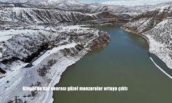 Bingöl'de kar sonrası güzel manzaralar ortaya çıktı