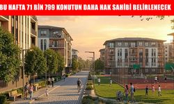 Yüzyılın Konut Projesi'nde bu hafta 71 bin 799 konutun daha hak sahibi belirlenecek
