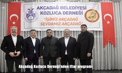 Akçadağ Kozluca Derneği’nden iftar programı