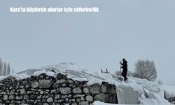 Kars’ta zorlu kış mesaisi: “80 yaşındayım, böyle kar görmedim”