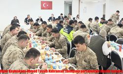 Digor Kaymakamı Kahraman, jandarma personeliyle iftarda bir araya geldi