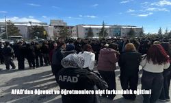 Erzincan’da Deprem Haftasında AFAD’dan Hayat Kurtaran Eğitim