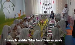 Erzincan’da minikler "Tekne Orucu" heyecanı yaşadı