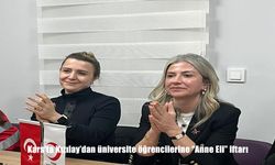 Kars’ta Kızılay’dan üniversite öğrencilerine "Anne Eli" iftarı
