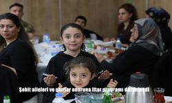 Şehit aileleri ve gaziler onuruna iftar programı düzenlendi