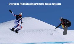 Erzurum’da FIS SBX Snowboard Dünya Kupası heyecanı