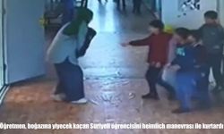 Okulda saniyelerle yarış: Öğretmen heimlich manevrasıyla öğrencisini kurtardı