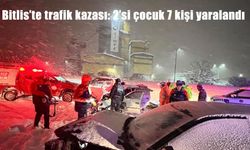 Bitlis’te trafik kazası: 2’si çocuk 7 kişi yaralandı