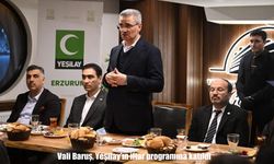 Vali Baruş, Yeşilay'ın iftar programına katıldı