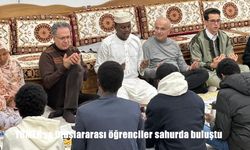 TÖMER ve Uluslararası öğrenciler sahurda buluştu
