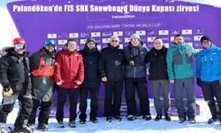 Palandöken’de FIS SBX Snowboard Dünya Kupası zirvesi
