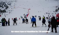 Kayak merkezlerinde kar kalınlığı açıklandı