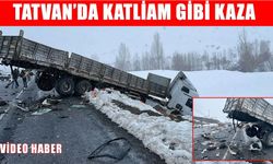Tatvan-Van kara yolunda feci kaza: 2 ölü, 5 yaralı