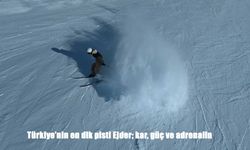 Türkiye’nin en dik pisti Ejder’de nefes kesen anlar