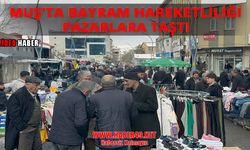Bayram coşkusu Muş pazarlarına yansıdı