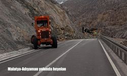 Malatya-Adıyaman Karayolu heyelan nedeniyle kapandı