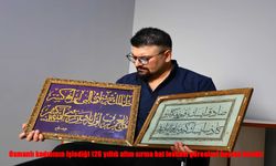 Osmanlı Kadın Sanatçının 126 Yıllık Altın Sırma Levhası Görenleri Büyüledi