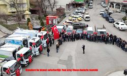 Uzundere Belediyesi Hizmet Filosunu Yeniledi: Yeni Araçlar Dualarla Hizmete Sunuldu