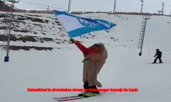 Palandöken’de “Naciye Bibi” Rüzgarı: Ehram ve Bayrakla Zirveden Kaydı