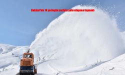 Hakkari’de 74 Nokta Ulaşıma Kapandı