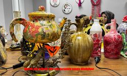 Atıklar sanata, kurs umutlara dönüşüyor