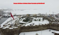 Ardahan’da kar sonrası büyüleyen görüntü