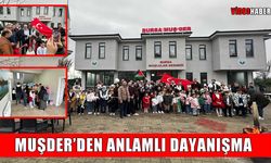 Bursa Muş Der’den Filistinli ailelere gönül köprüsü: Bayramın anlamı dayanışma oldu
