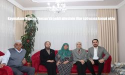 Kaymakam Duman, Tercan’da şehit ailesinin iftar sofrasına konuk oldu
