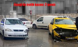 Elazığ’da iki otomobil çarpıştı: 2 yaralı