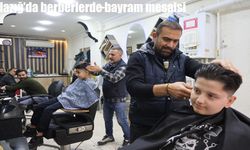 Elazığ’da berberlerde bayram hareketliliği başladı