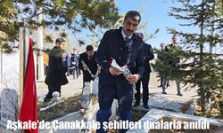 Aşkale’de Çanakkale şehitleri dualarla anıldı